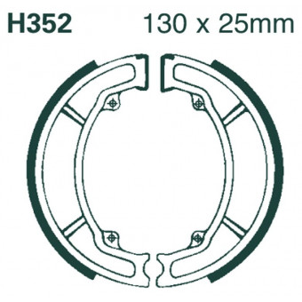 Bremsbacken EBC EBC Standard H352 Bremsbacken EBC EBC Standard H352