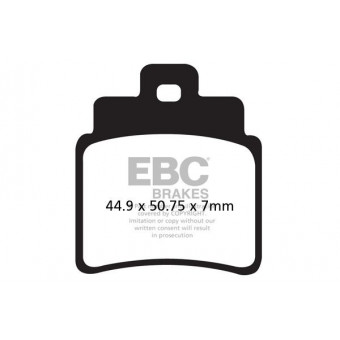 Motorrad-Bremsbeläge EBC EBC Carbone Scooter SFAC355/4 Motorrad-Bremsbeläge EBC EBC Carbone Scooter SFAC355/4