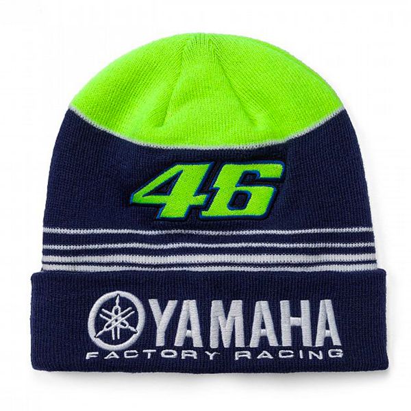 Motorrad Kappen VR 46 Beanie Yamaha Racing Blue