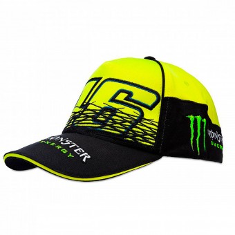 Motorrad Kappen VR 46 Cap Replica Monster Fluo Yellow VR46