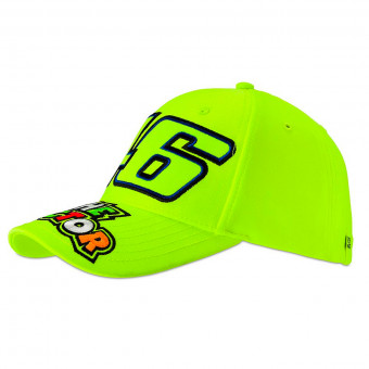 Motorrad Kappen VR 46 Cap Classic 46 The Doctor Fluo Yellow