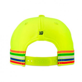 VR 46 Cap Kid Stripes Yellow