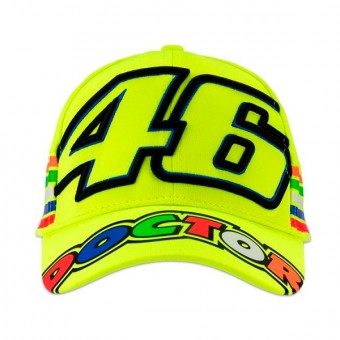 VR 46 Cap Stripes VR46 Yellow Neon