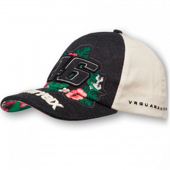 Motorrad Kappen VR 46 Cap Woman Flowers VR46