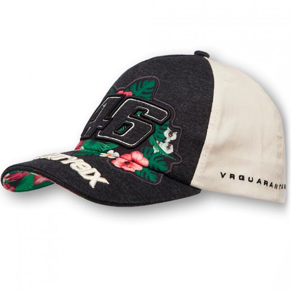 Motorrad Kappen VR 46 Cap Woman Flowers VR46
