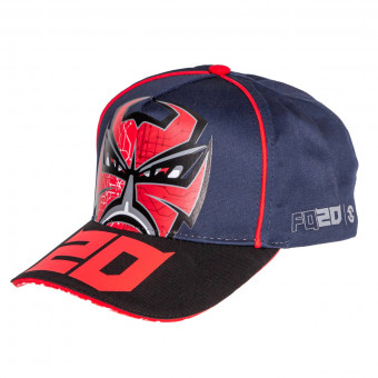 Motorrad Kappen FABIO QUARTARARO Cap Baseball Big Diablo 20 Blue