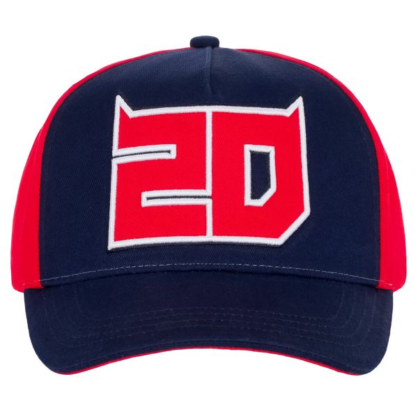 Motorrad Kappen FABIO QUARTARARO Cap Flat 20 Blue