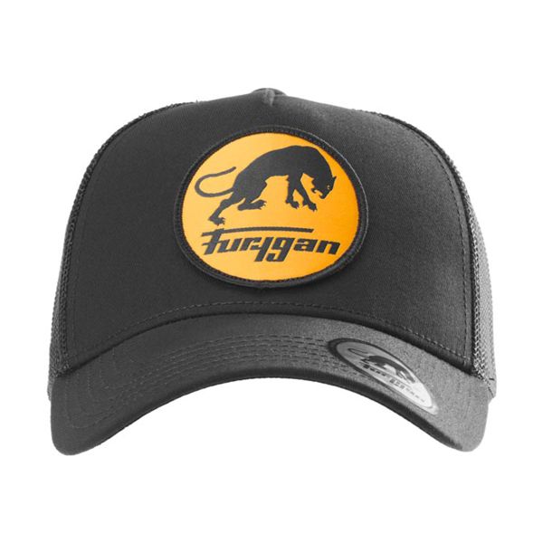 Furygan Trucker Logo Black Yellow Fury