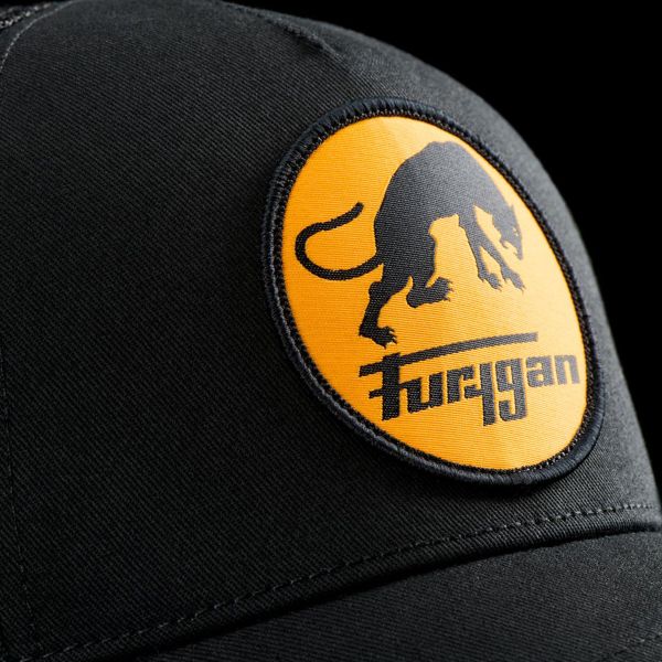 Furygan Trucker Logo Black Yellow Fury