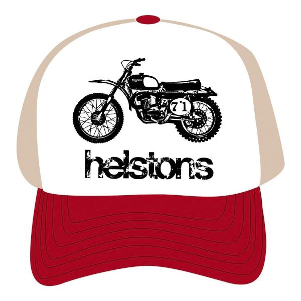 Motorrad Kappen Helstons Hakan Cross Burgundy Beige White Motorrad Kappen Helstons Hakan Cross Burgundy Beige White