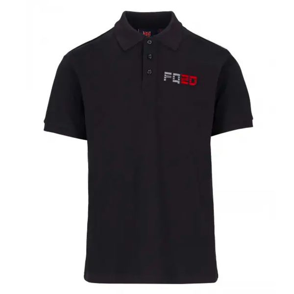 Motorrad Polohemden FABIO QUARTARARO Polo FQ20 Black