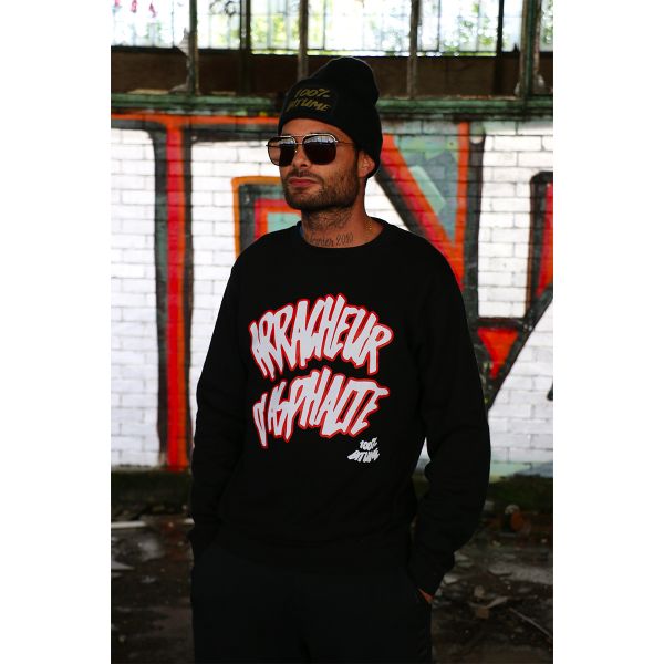 Motorrad Pullover 100% Bitume Pull Arracheur d'Asphalte