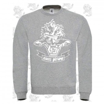 Motorrad Pullover 100% Bitume Pull Niglo Grey
