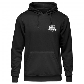 Motorrad Pullover 100% Bitume Hoodie Supermot Life Black
