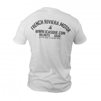 Motorrad T-Shirts  iCasque French Riviera Motor White