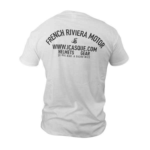 Motorrad T-Shirts  iCasque French Riviera Motor White Motorrad T-Shirts  iCasque French Riviera Motor White