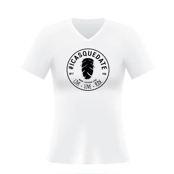 Motorrad T-Shirts  iCasque Icasquedate2 Lady Motorrad T-Shirts  iCasque Icasquedate2 Lady