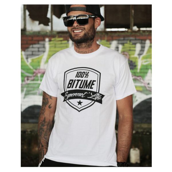 Motorrad T-Shirts  100% Bitume Supermot Life