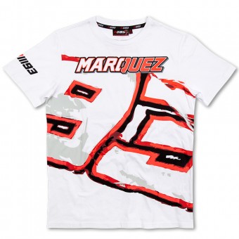 Motorrad T-Shirts  Marquez 93 T-Shirt White MM93