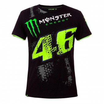 Motorrad T-Shirts  VR 46 T-Shirt Repplica DTBC Monster Black VR46