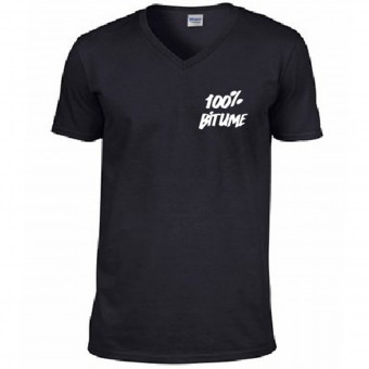 Motorrad T-Shirts  100% Bitume Asphalt Black