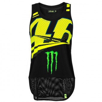 Motorrad T-Shirts  VR 46 Top Lady Monza Monster VR46 Black