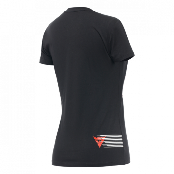 Dainese Logo Lady Black Fluo Red