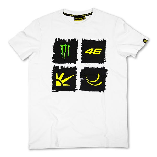 Motorrad T-Shirts  VR 46 Monster White VR46
