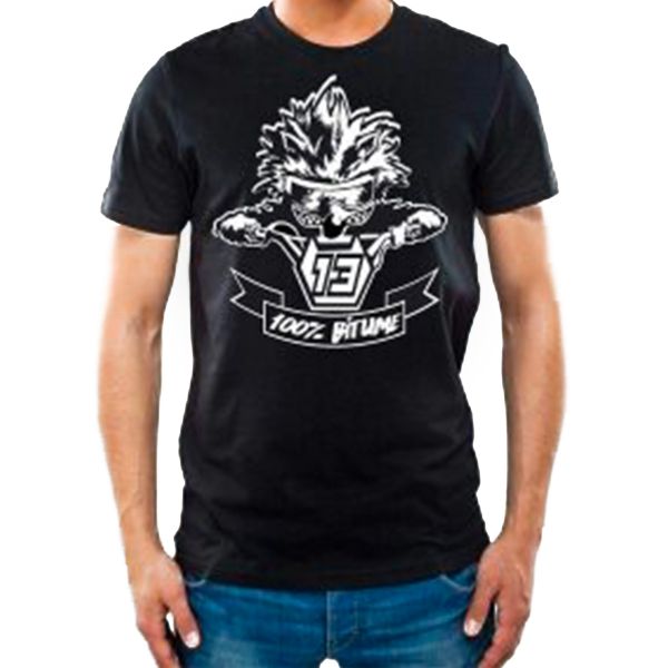 Motorrad T-Shirts  100% Bitume Niglo Black