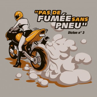 Gaaz Pas de fumee sans Pneu (Hellgrau)
