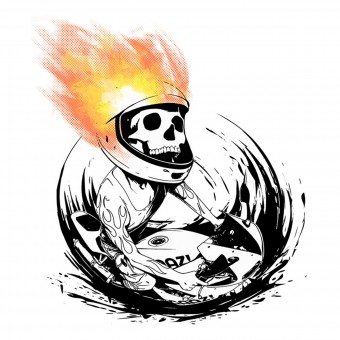 Gaaz Skull Fire (Weiss)