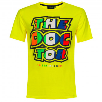Motorrad T-Shirts  VR 46 T-Shirt Classic Stripes Yellow