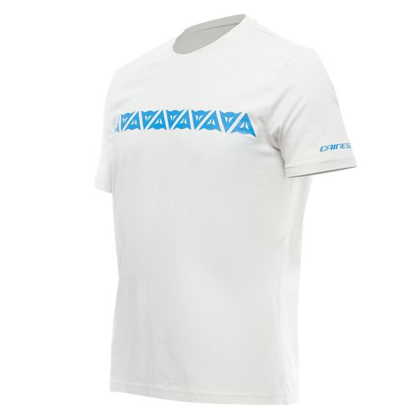 Motorrad T-Shirts  Dainese Stripes Light Grey Blue