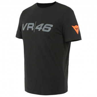 Motorrad T-Shirts  Dainese VR46 Pit Lane Black Fluo Yellow