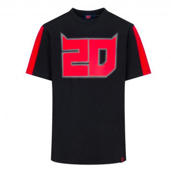 Motorrad T-Shirts  FABIO QUARTARARO T-Shirt 20 Inserts Black