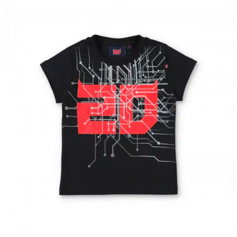 Motorrad T-Shirts  FABIO QUARTARARO Cyber 20 Black Enfant