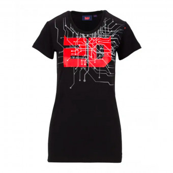 Motorrad T-Shirts  FABIO QUARTARARO Cyber 20 Black Woman