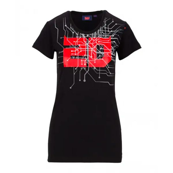 Motorrad T-Shirts  FABIO QUARTARARO Cyber 20 Black Woman Motorrad T-Shirts  FABIO QUARTARARO Cyber 20 Black Woman