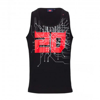 Motorrad T-Shirts  FABIO QUARTARARO Tank Top Cyber 20 Black