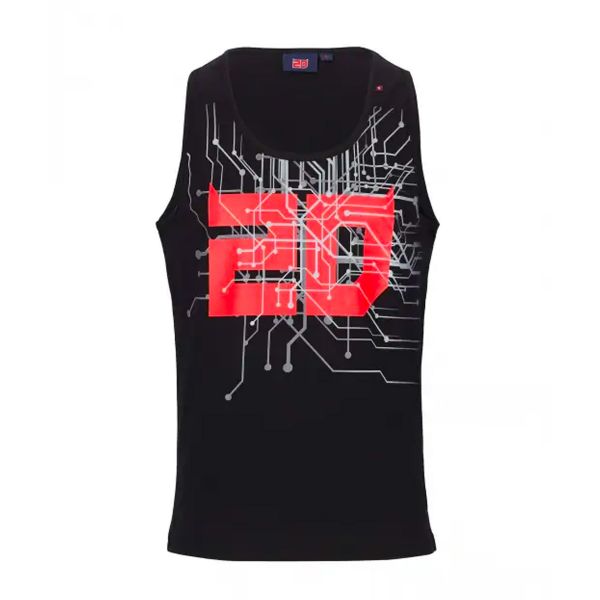 Motorrad T-Shirts  FABIO QUARTARARO Tank Top Cyber 20 Black