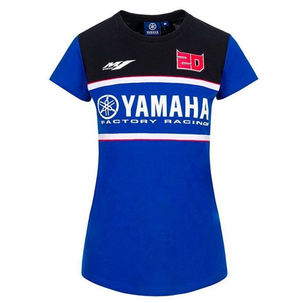 Motorrad T-Shirts  FABIO QUARTARARO T-Shirt Yamaha Woman Blue