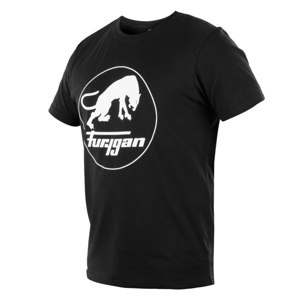 Furygan Corpo Tee Shirt Logo Black White