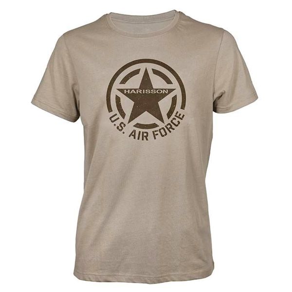 Motorrad T-Shirts  HARISSON Air Force Beige Motorrad T-Shirts  HARISSON Air Force Beige