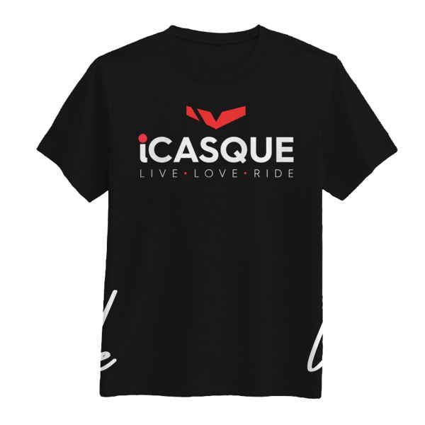 Motorrad T-Shirts  iCasque iCasque Black Motorrad T-Shirts  iCasque iCasque Black