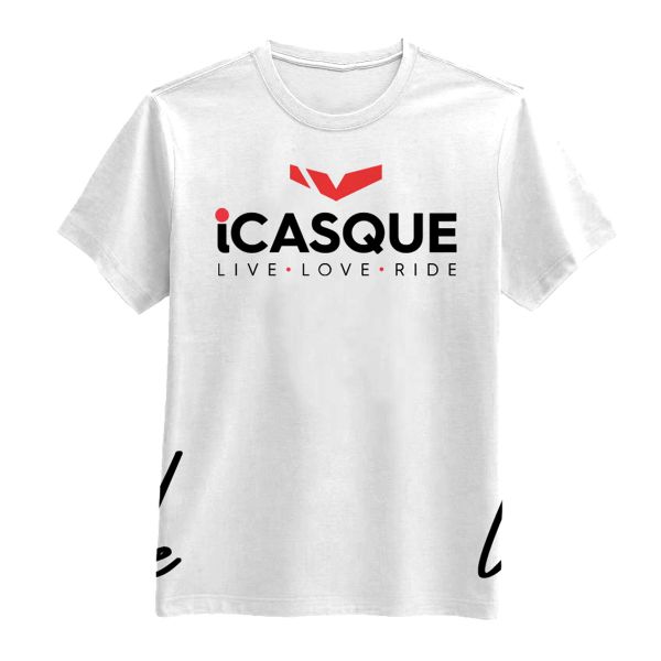 Motorrad T-Shirts  iCasque iCasque White