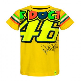 Motorrad T-Shirts  VR 46 T-Shirt Kid Stripes Yellow