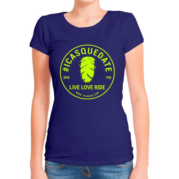 Motorrad T-Shirts  iCasque Tee-Shirt Lady icasquedate3