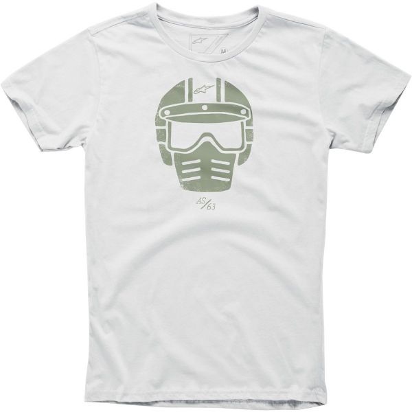 Motorrad T-Shirts  Alpinestars Visor Tee Off White