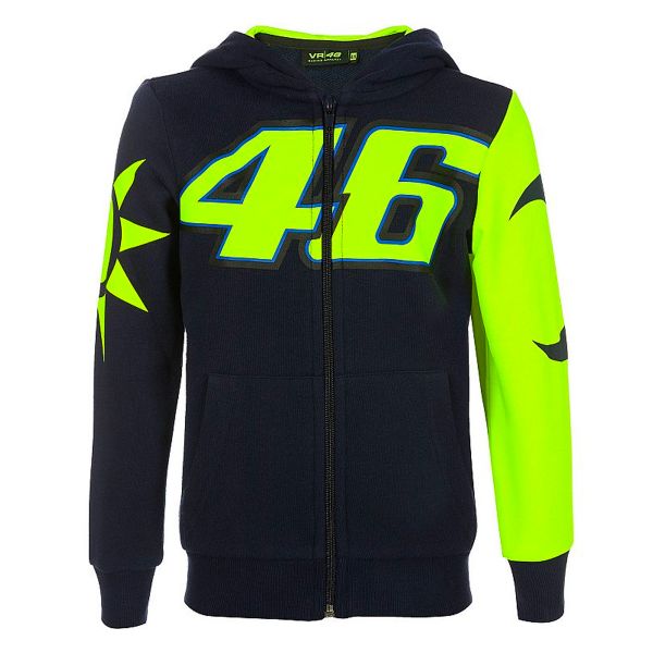 Motorrad Westen VR 46 Hoodie Kid Sole E Luna