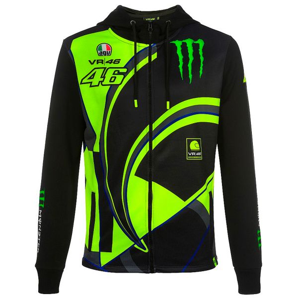 Motorrad Westen VR 46 Hoodie Replica Monster Dual
